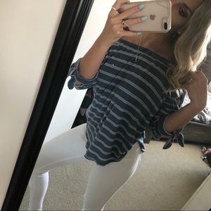 Abercrombie and Fitch striped shirt